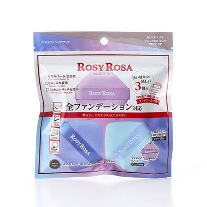 【ROSY ROSA】 粉底多功能粉撲 3P