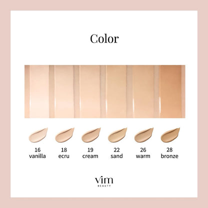 【Vim Beauty】 粉底液 4色 SPF30 PA++