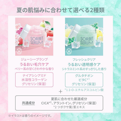 【SHISEIDO】 SORBET SERUM 涼感精華凝膠 65g | 夏季限定