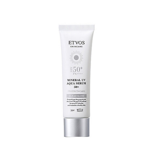 【ETVOS】 美白礦物防曬精華乳 SPF50＋ PA++++ 30g  | 夏季限定