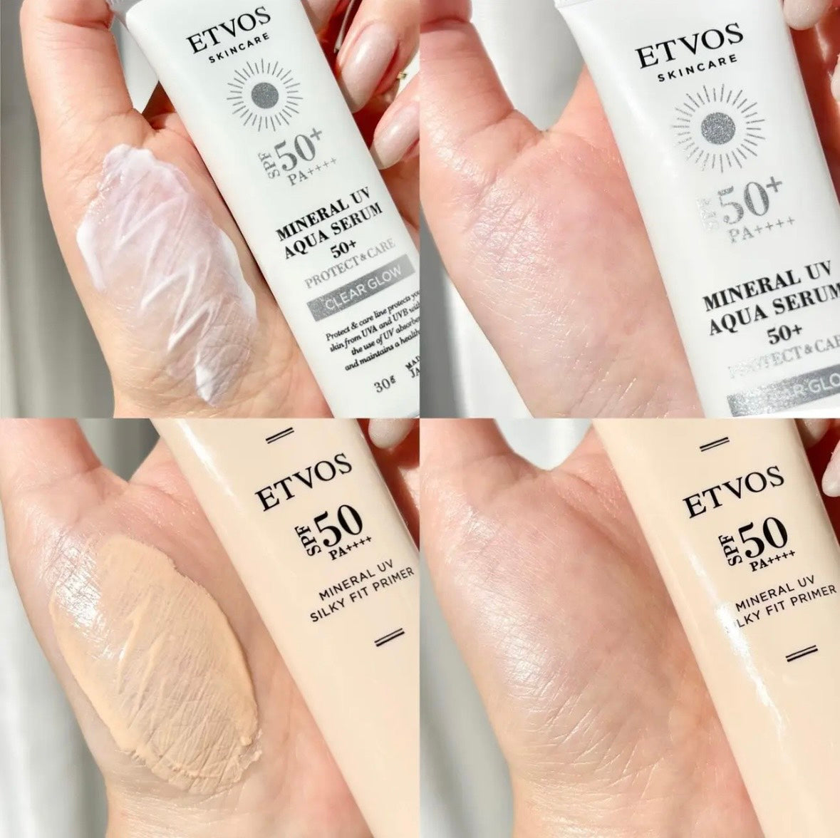 【ETVOS】 美白礦物防曬精華乳 SPF50＋ PA++++ 30g  | 夏季限定